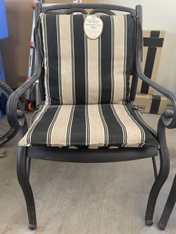TWO Heavy Duty Patio Chairs 
