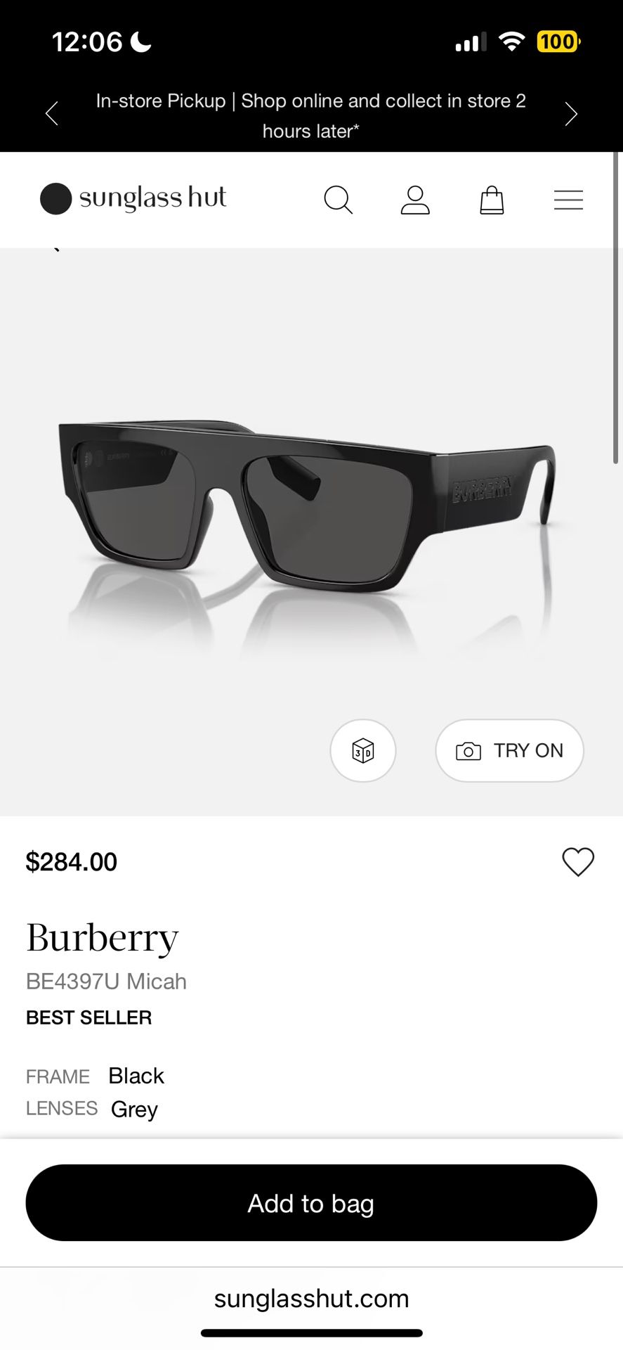 Burberry Men Sunglasses