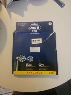 Oral-B Pro Cross Action Replacement Heads XXXL 10-Pack