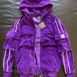 RARE SOLD OUT Hollywood Hunna 3M Tech Reflective Multi Cargo  Jacket 