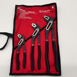 Sunex Tools 3043 3 Piece Water Pump Pliers Set