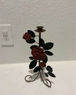 Decorative iron candle