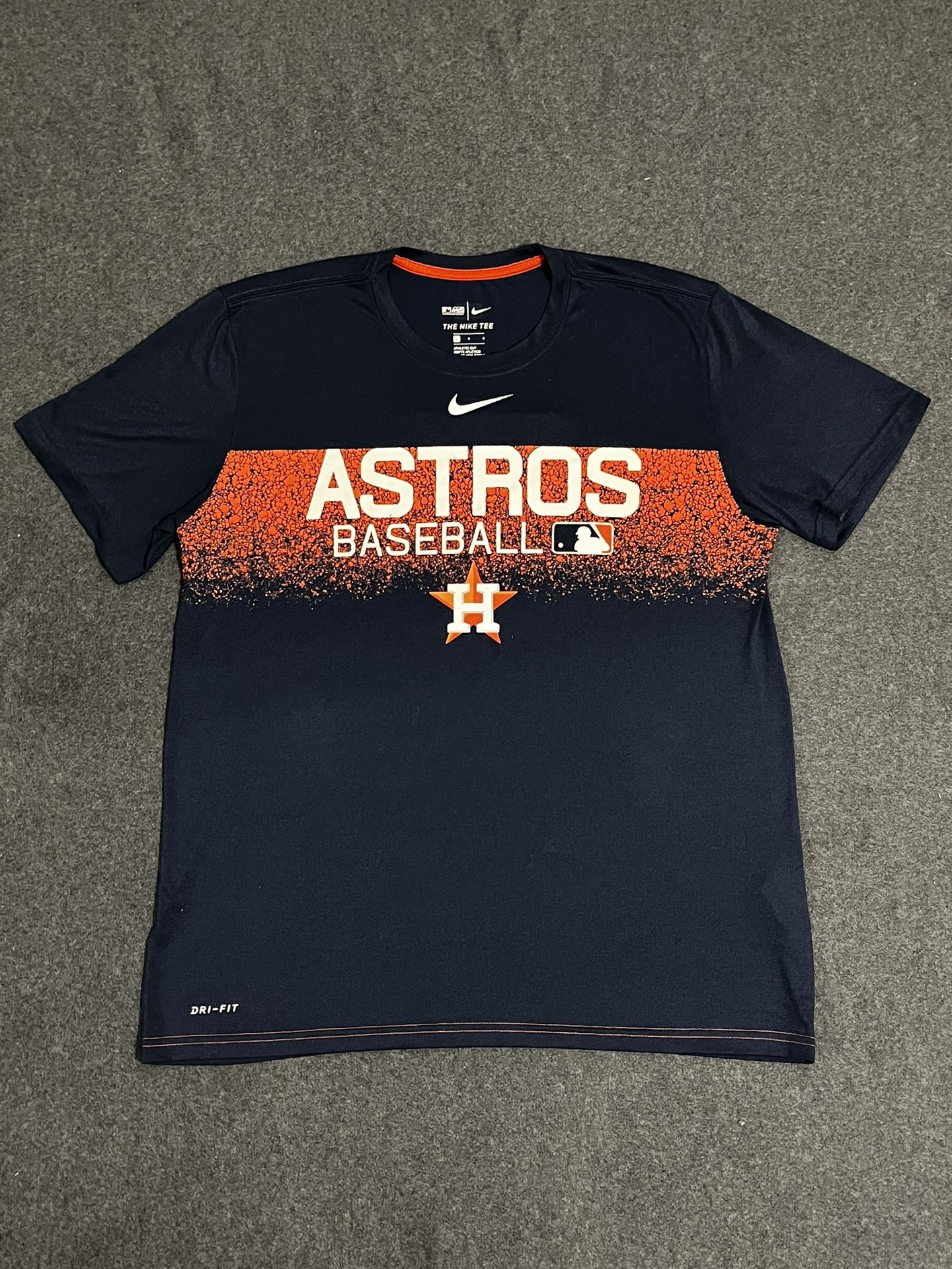 Astros baseball tee in black and orange #Astros