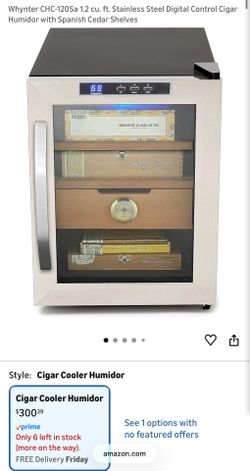 Humidor electric temp control
