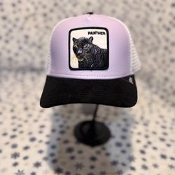 Vintage Embroidered Animal Patch Trucker Cap 