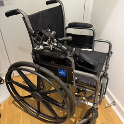 Medline Adult Wheelchair with Foot Rests