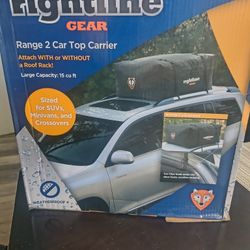 15 Cu Foot Car Top Carrier 