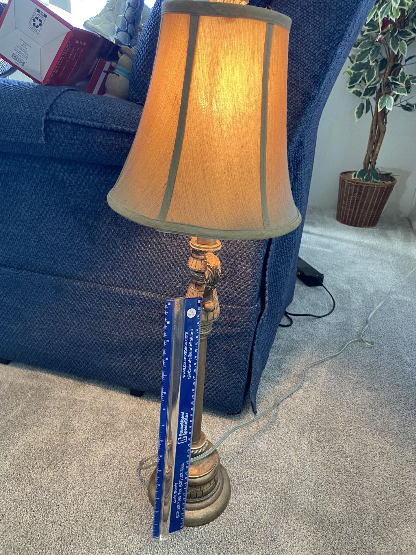 Tall Bedside Table Lamp