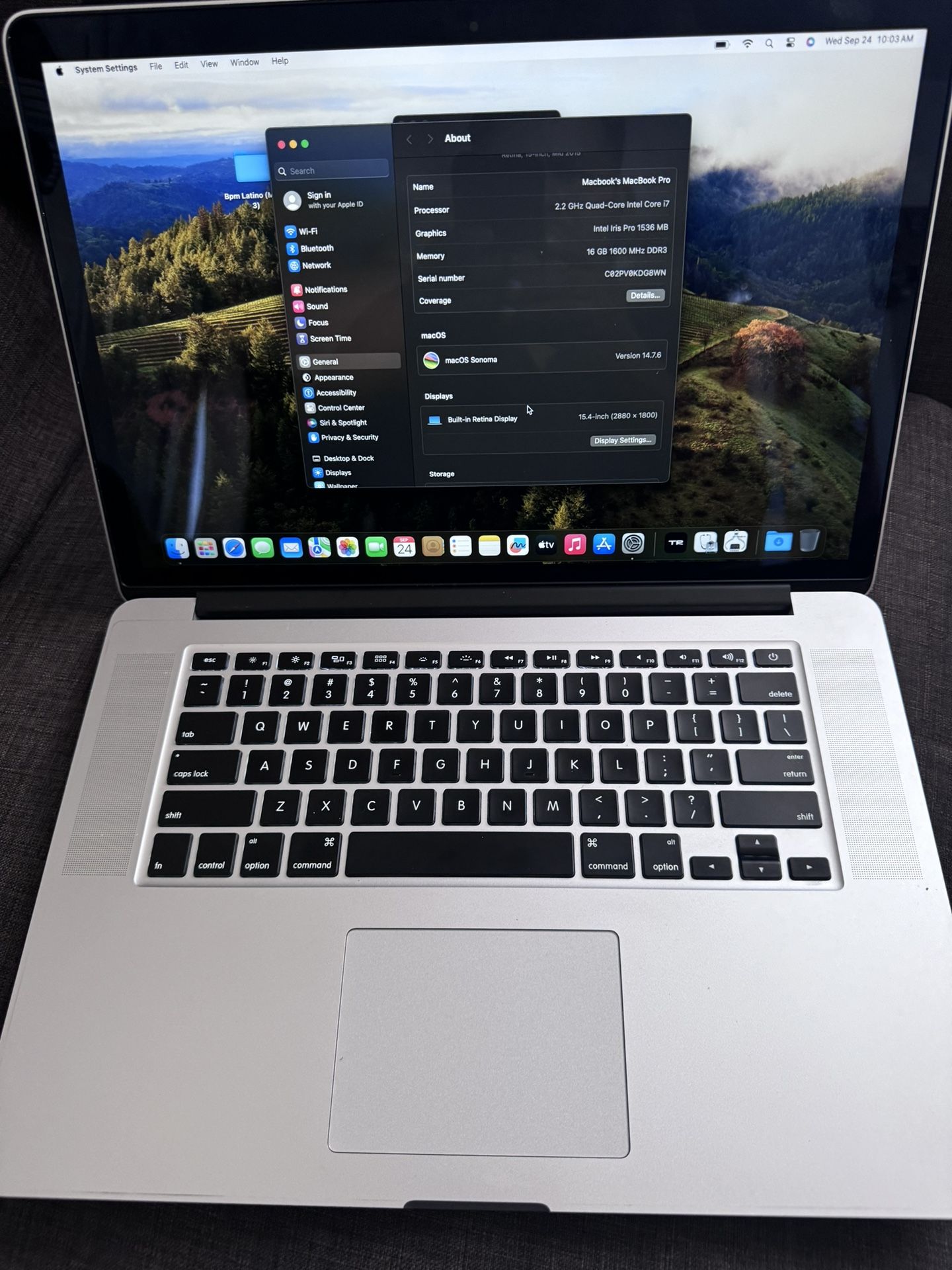MacBook Pro 15”