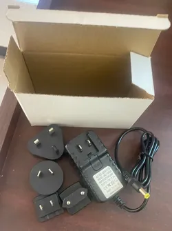 Interchangeable Plug Power Adapter 12W 24V 2A w/EU+US+UK+AU plugs