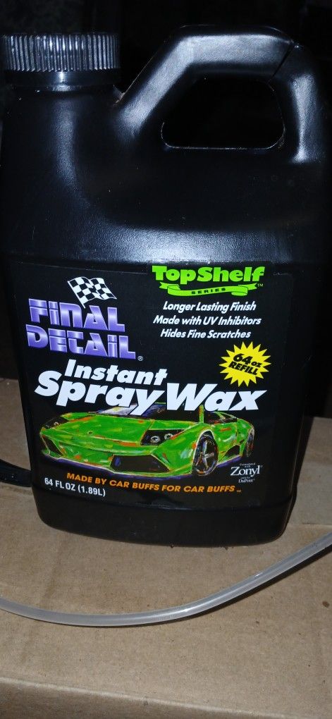 'FINAL DETAIL' INSTANT SPRAY WAX & TIRE & TRIM SHINE PROTECTANT