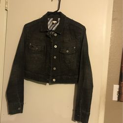 Black Jean Jacket (Large)