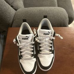 Puma Rebound Low V6 Lace Up Shoes