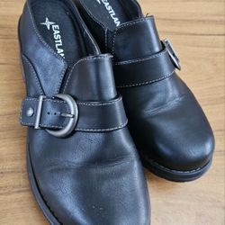 Eastland Erin Strap And Buckle Clog Shoes Womens Size 8