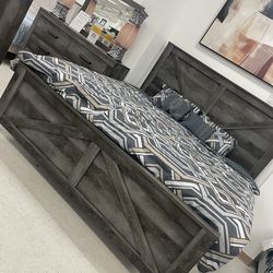 Grey Bedroom Set Queen