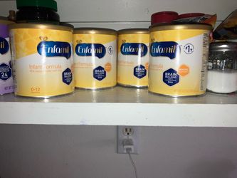 8 new Enfamil cans