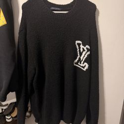 Louis Vuitton Black Knit Sweater