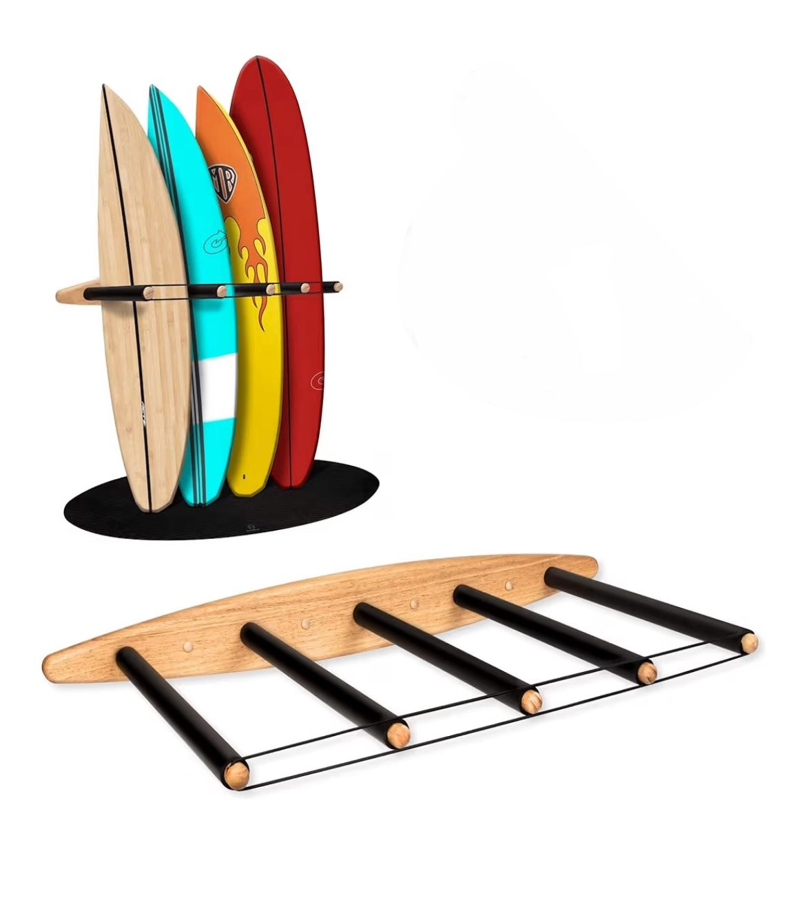 5 Arm Vertical Surfboard Racks
