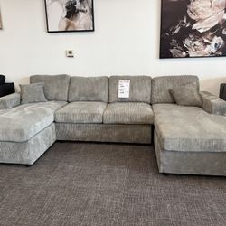 🛋️ Dark Gray Reclining Sofa & Loveseat Set – $1399!
