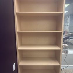 Light Wood Bookcase / Storage Shelf