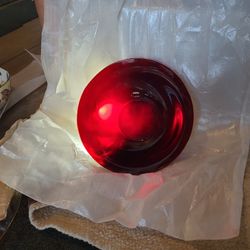 Ruby Red Bowl