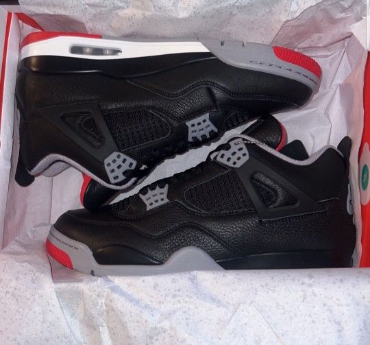 Air Jordan 4 Retro Bred Reimagined Size 10.5 11 & 11.5 Available
