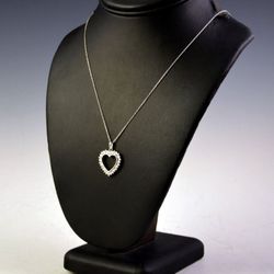 Macy & Co. Heart Shaped Pendant Necklace