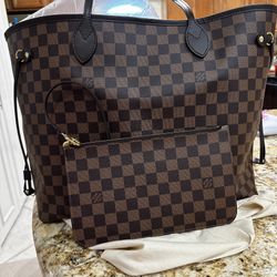 Authentic Neverfull Gm Louis Vuitton 