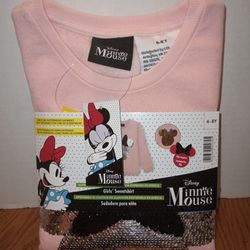 Brand New Disney Minnie Mouse Girls  Sweatshirt