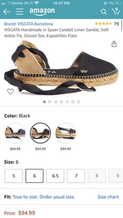 Viscata Barcelona Soft ankle-tie flats brand new ! Size 8