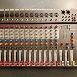 Pro 12 Channel Power Mixer Audio Mixing Console 16 DSP w/USB 110-220V Bluetooth