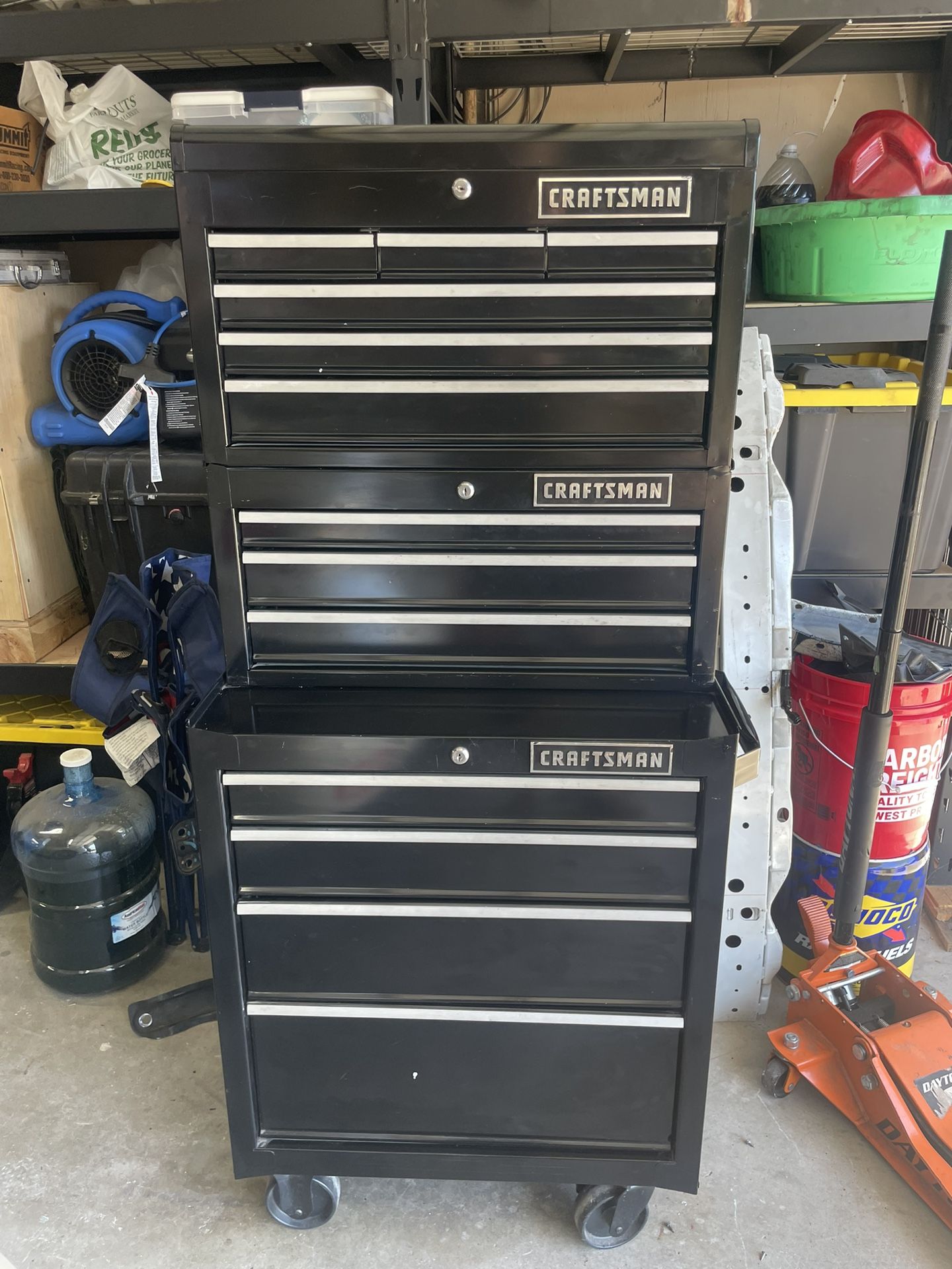 Craftsman 3-Piece Toolbox/Tool Chest