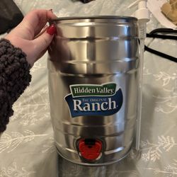 Hidden Valley Ranch Mini Keg Stainless Steel Dispenser