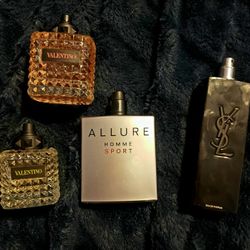 Colonge & Perfume YSL, Valentino, Chanel