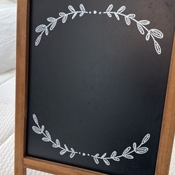 chalk board sign 