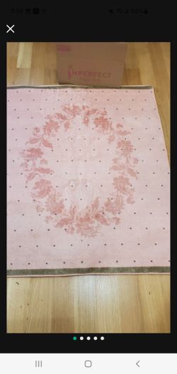 Ikea Rug Pink Girl Baby Room Nursery bedroom

Rare