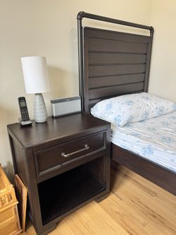 Bed And One Nightstand