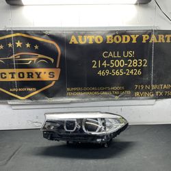 BMW 5 SERIES G30-631-540i-530 LH HEADLIGHT OEM 2017-2020