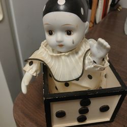 Porcelain Doll Music Box$20
