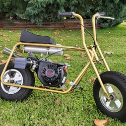 Taco look Mini Bike 212cc predator engine fun!