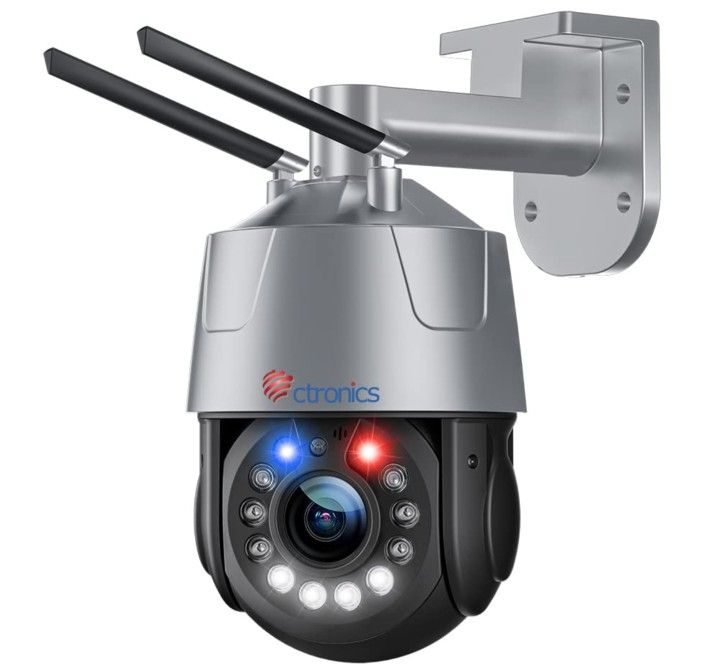 Ctronics 30X Optical Zoom 5MP Security Camera Outdoor WiFi