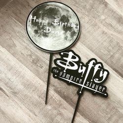 Buffy the Vampire Slayer Cake Topper