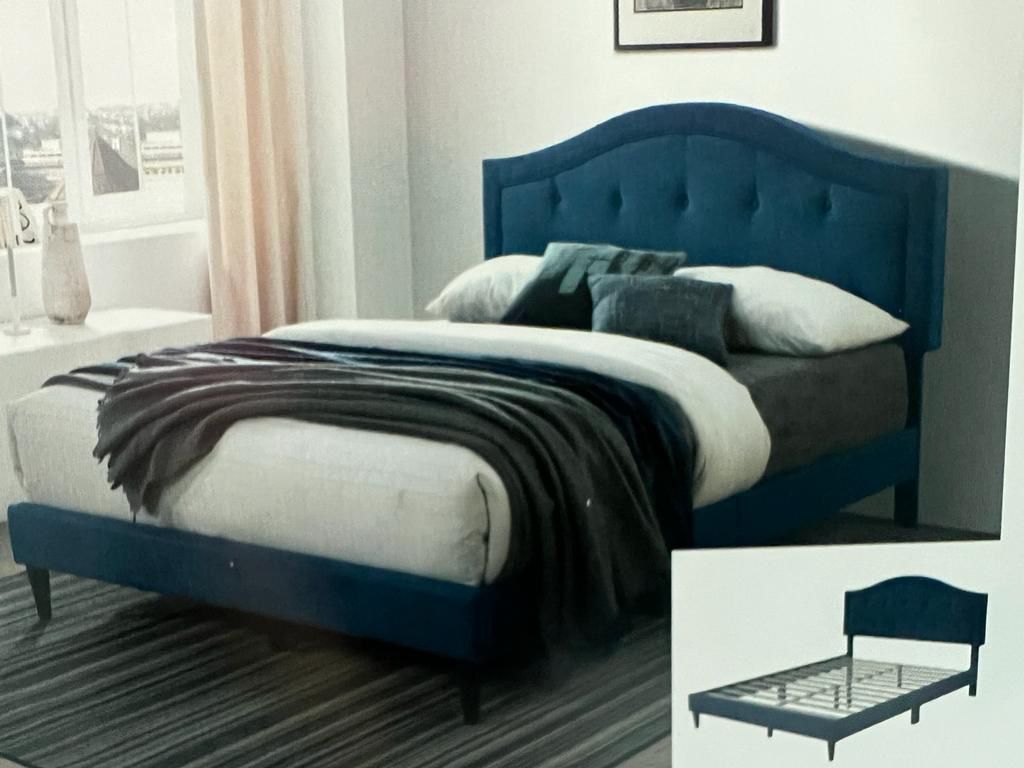 🛏️ CLEARANCE ‼️‼️BED FRAME BLUE PARIS 💎Limited time Special Price💎  Full $150 💎Queen $225 💎King $299 💎