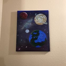 galaxy space painting