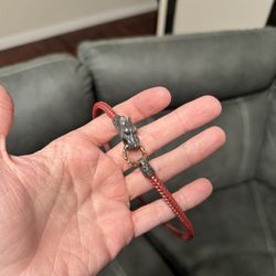 John Hardy Naga Cord / Sterling Silver Bracelet / Necklace 