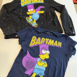 The Simpsons Bartman Custom Jacket