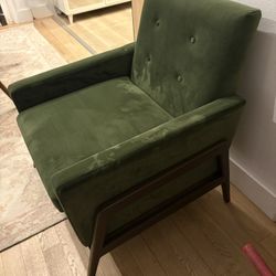 Joybird Accent Chair With Free Ottoman 