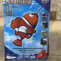 XKites WindFriend Finding Nemo 3D Nylon Windsock 29" Tall  NEW
