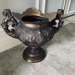 Solid Brass Vase 