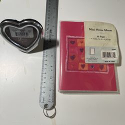 Photo Album And Heart Frame